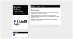 Desktop Screenshot of kooijman.biz