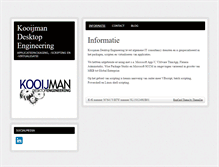 Tablet Screenshot of kooijman.biz